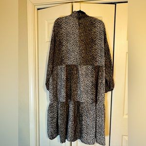 Boohoo - Cheetah/Leopard print dress! Size 22, fits like an XL/XXL.